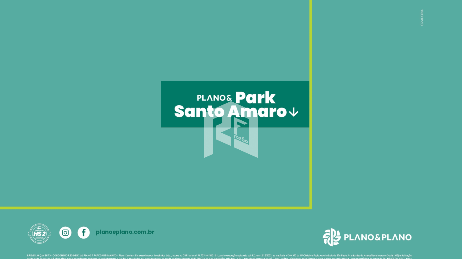 Plano & Park Santo Amaro